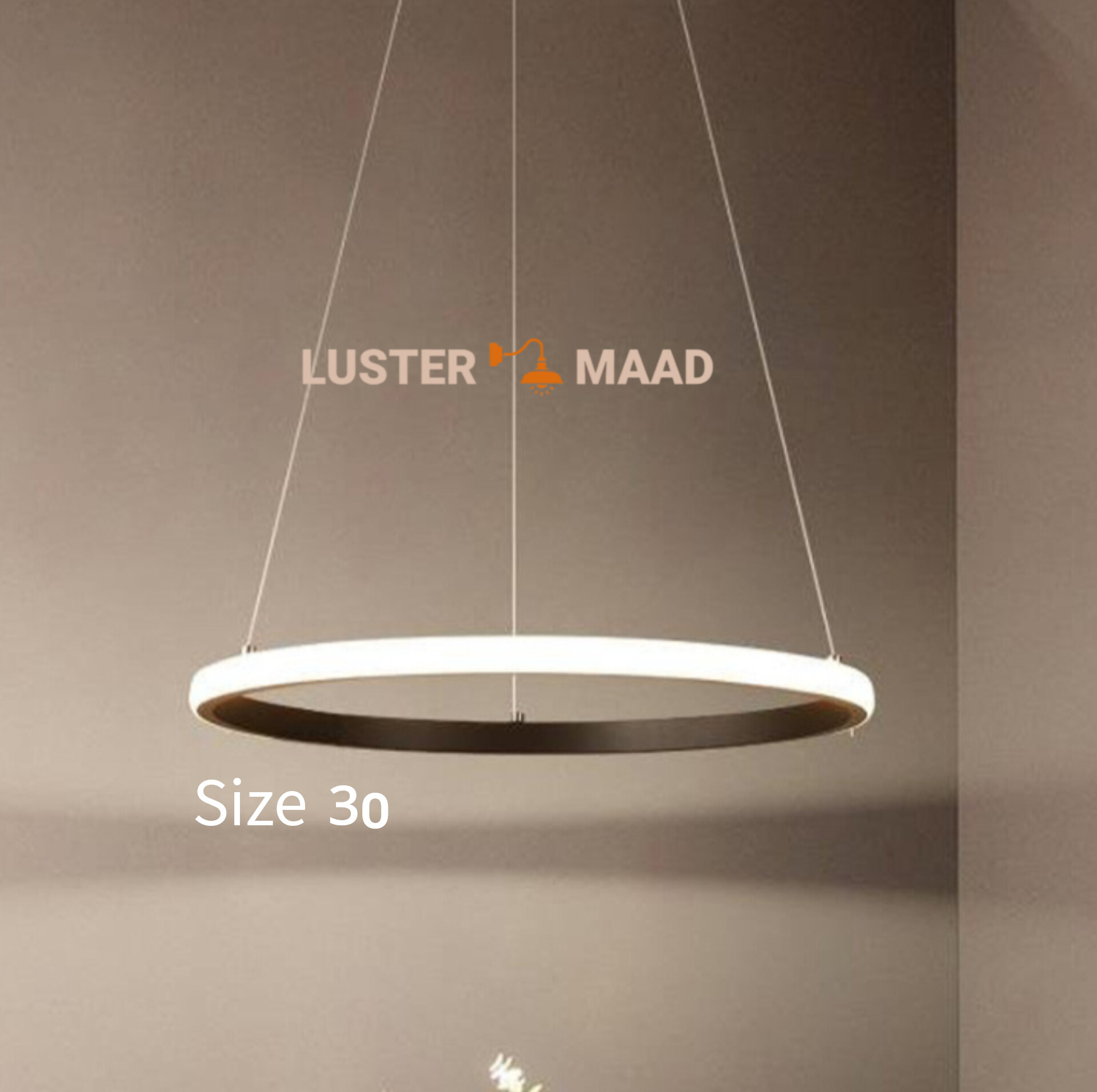 چراغ آویز لوسترماد کدGR103 روکشدار