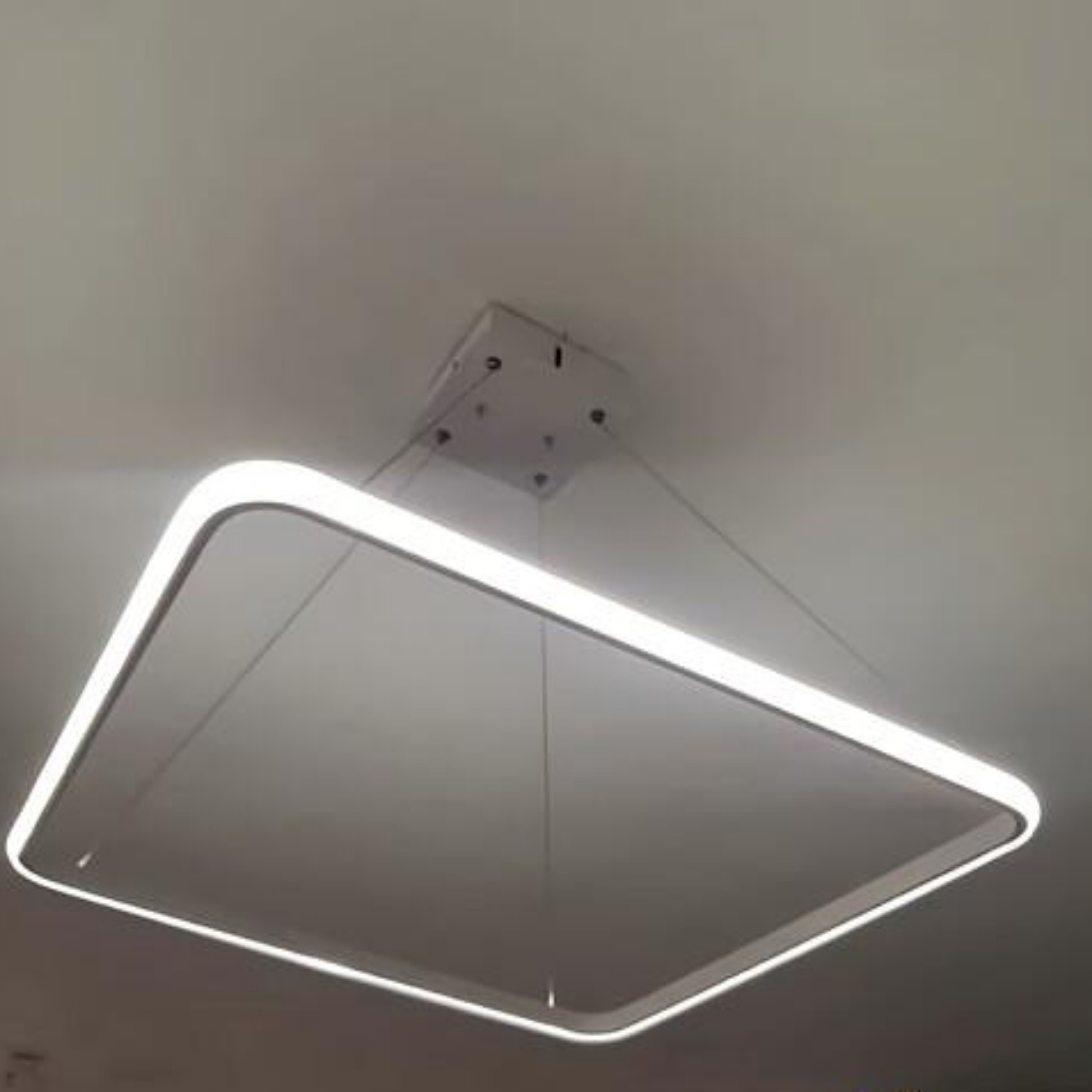 چراغ آویزمربع لوسترماد کدMR103 روکشدارسایز30