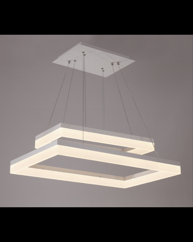 لوسترسقفی مدرن مستطیل ماد2طبقه کدN205b